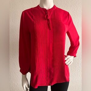 Lucky Brand Women's Red Blouse